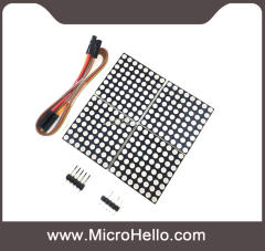 MAX7219 LED Display Driver module with 4pcs 8x8 Dot Matrix LED Display on PCB