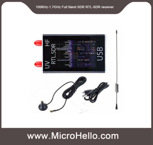 100KHz-1.7GHz Full Band Software Defined Radio SDR RTL-SDR receiver CW DSB LSB