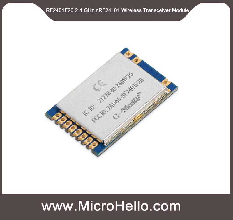 RF2401F20 2.4G Wireless Transceiver Module RF2401F20 Certified by CE ...