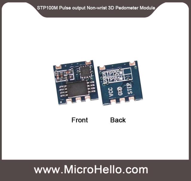 STP100M Pulse Output For Non-Wrist Application 3D Pedometer Module