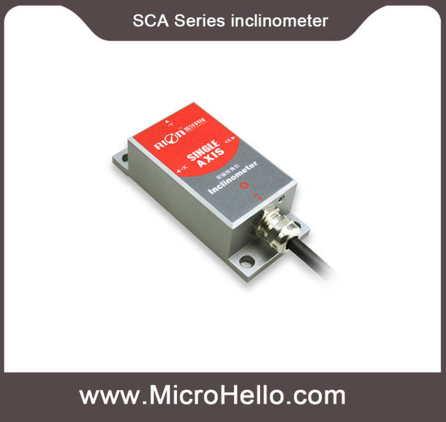 SCA116T Single-axis digital output inclinometer ±1～±180° RS232/RS485/TTL/PWM/CAN 2.0B/IIC (optional)