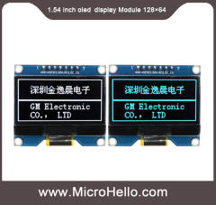 1.54" oled display Module 128×64 7pin SPI SPD03001 white blue optional