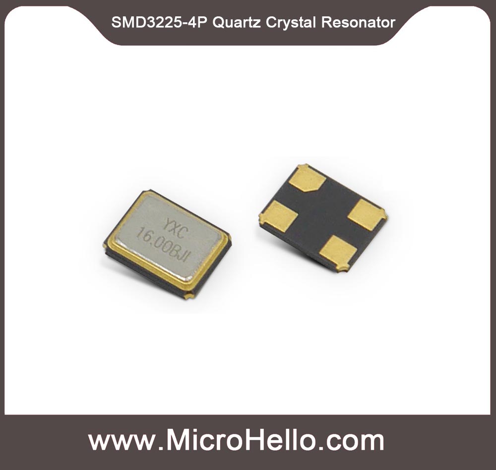 10pcs SMD3225 4pin 4~64MHz Crystal Resonator 3.2mm*2.5mm SMD
