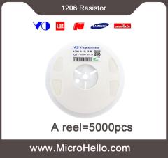 1206 2M 2.4M 2.7M Resistors Resistor 5000pcs[1 reel] 5% FengHua VO UR SAMSUNG MURATA