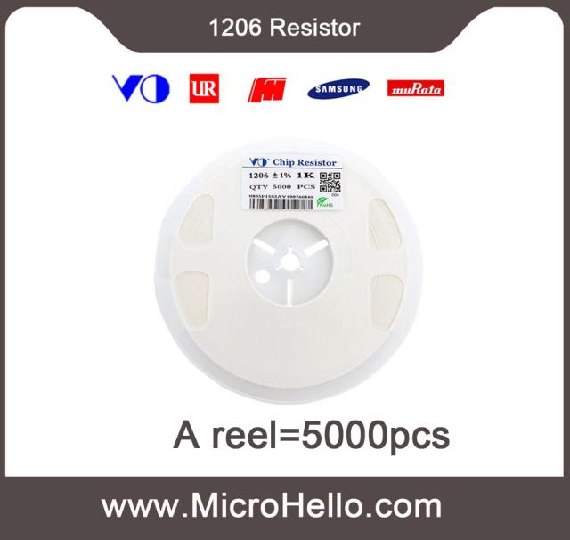1206 1.3M 1.5M 1.8M Resistors Resistor 5000pcs[1 reel] 5% FengHua VO UR SAMSUNG MURATA