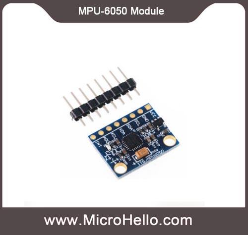 GY-521 MPU-6050 Module 6DOF Accelerometer and Gyroscope Digital Output