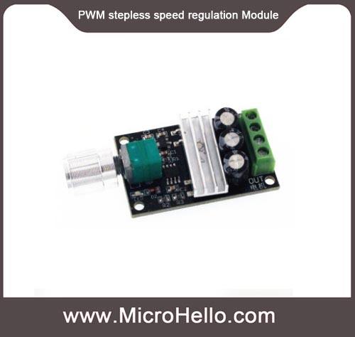 PWM stepless speed regulation switch for DC motor 6V12V24V28V3A