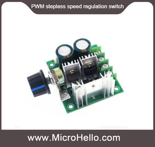 PWM stepless speed regulation switch for DC motor
