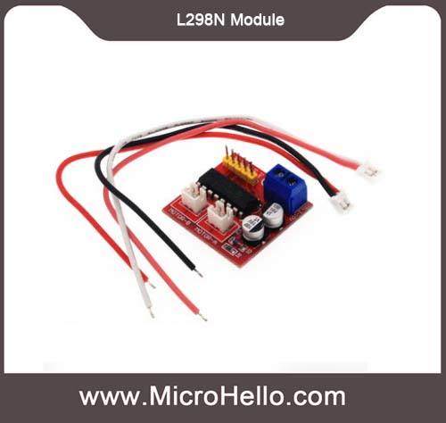 L298N Module 2.5A 2-CH motor drive positive and negativ control PWM  speed regulation 2 H-bridge stepmotor drive