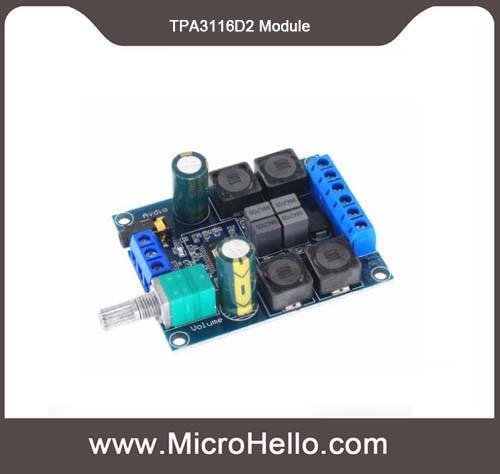 TPA3116D2 Module Dual channel stereo high power digital subwoofer power amplifier board 2x50W 5V 12V 24V