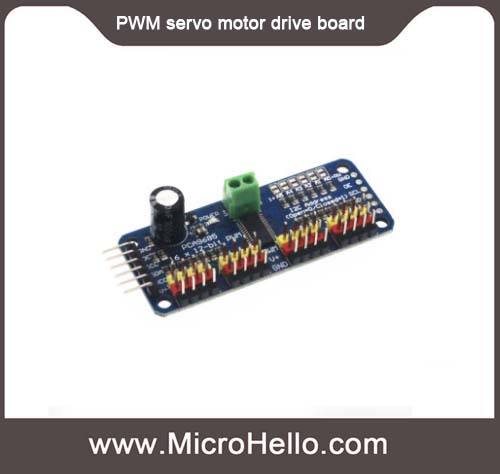 PCA9685 16-ch PWM servo motor drive board module steering engine