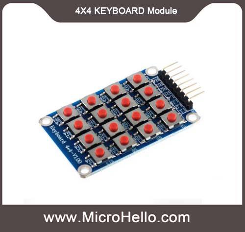 4X4 KEYBOARD Module FOR Arduino MCU DIY