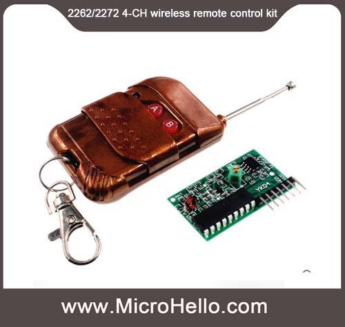 PT2262 PT2272 4-CH wireless remote control kit