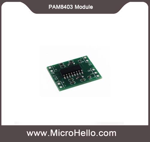 PAM8403 Module  Filterless 3W Class-D Stereo Audio Amplifier