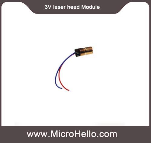 3V adjustable laser tube laser head 6mm