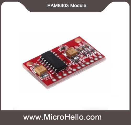 PAM8403 Module Filterless 3W Class-D Stereo Audio Amplifier