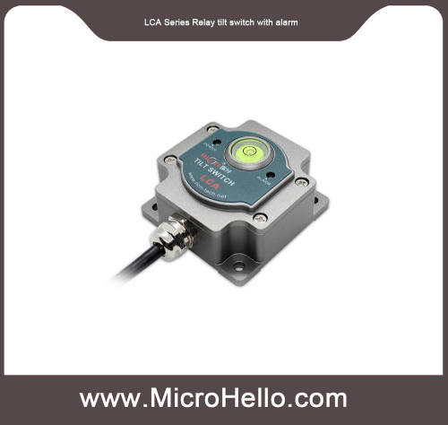 LCA341 Series Relay tilt switch Single axis with alarm