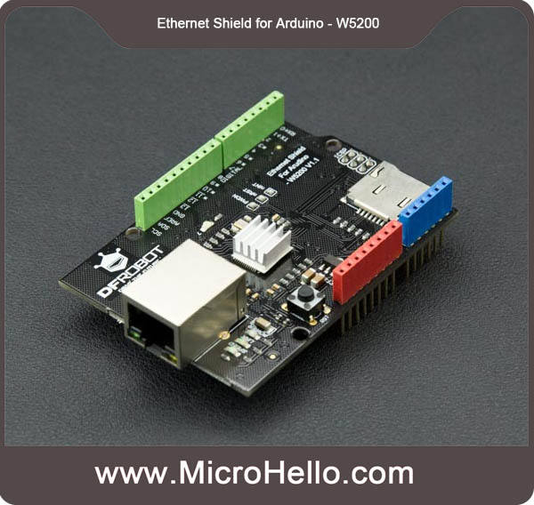 Ethernet Shield for Arduino - W5200