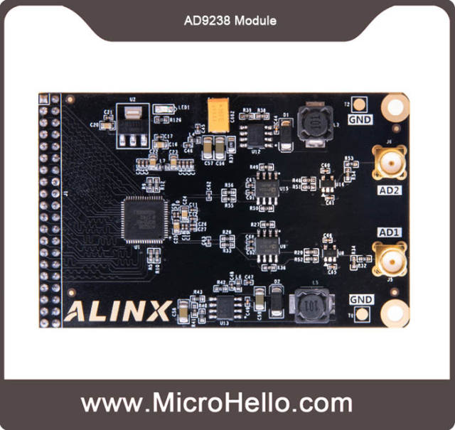 AD9238 Module Dual channel high-speed AD analog signal to digital signal module