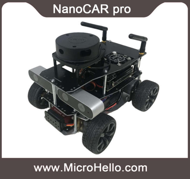 NanoCar Pro ROS robot vision intelligent car Vslam Jetson Nano navigation robot ROS