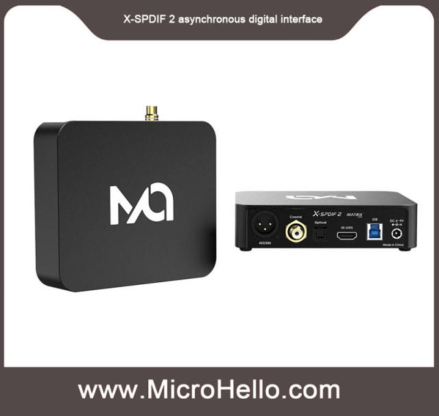 Matrix X-SPDIF 2 USB Audio Class 2.0 asynchronous digital interface UP to 32bit/768kHz PCM audio stream and 1bit/22.4MHz DSD audio stream