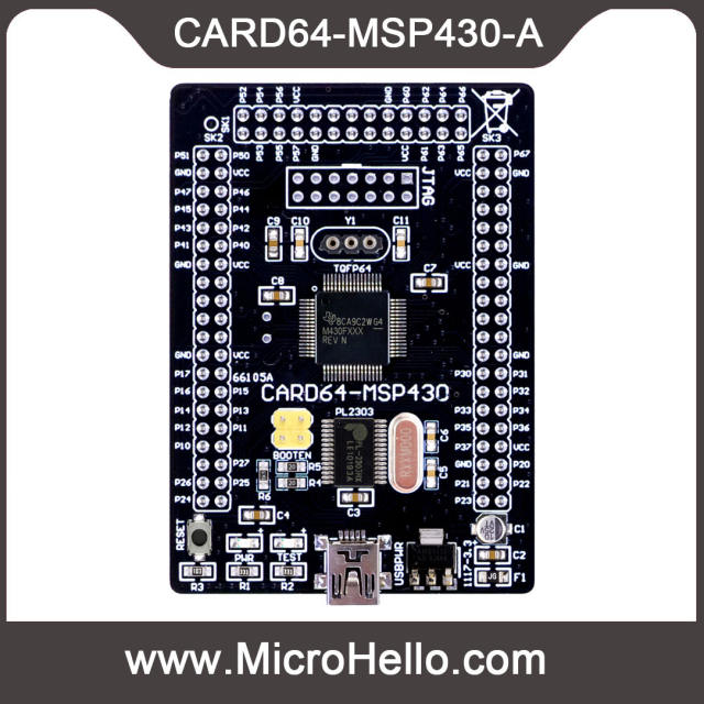 CARD64-MSP430-A development board MSP430F169 card board for OpenMCU Basic-A