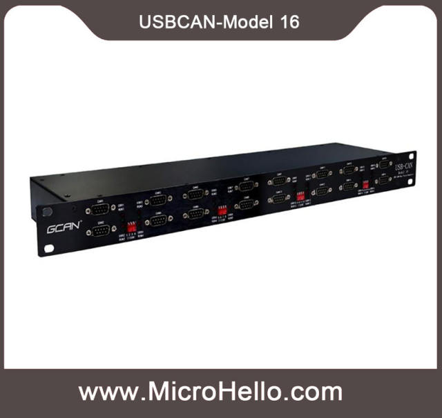USBCAN-Model 16 16-channels CAN Analyzer CAN Bus