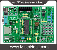 easyPIC-40 PIC development board for 8bit DIP40 PICs PIC16(L)F PIC18(L)F Series