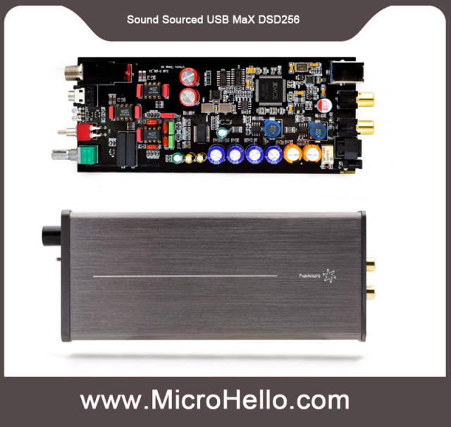 Sound Sourced USB MaX DSD256 USB DAC 32bit USB decoder Xmos PCM1795