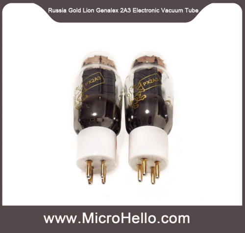 Russia Gold Lion Genalex 2A3 PX2A3 Electronic Vacuum Tube