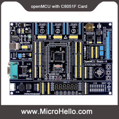 OpenMCU Basic-A Motherboard for AVR PIC C8051F Freescale 51 ST STM32 STM8 MSP430 XMEGA via using MCU card