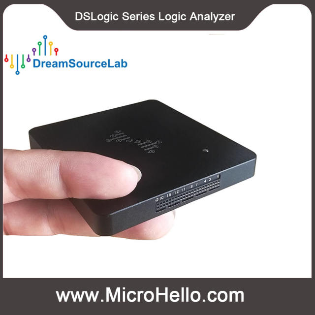 DSLogic is a series of USB-based logic analyzer, with max sample rate up to 1GHz, and max sample depth up to 16G.