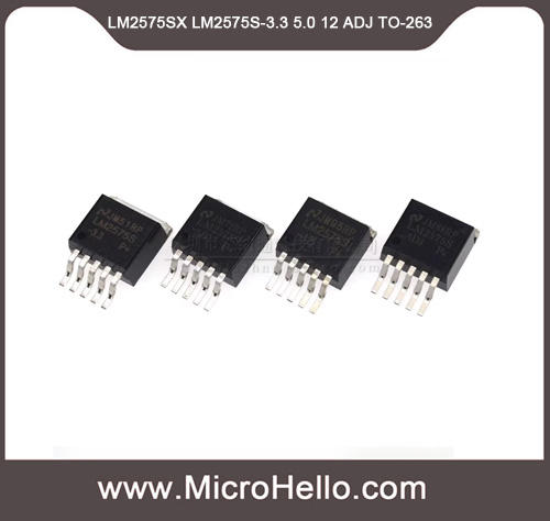 10pcs LM2575SX LM2575S-3.3 LM2575S-5.0 LM2575S-12 LM2575S-ADJ TO-263 Switching Voltage Regulators