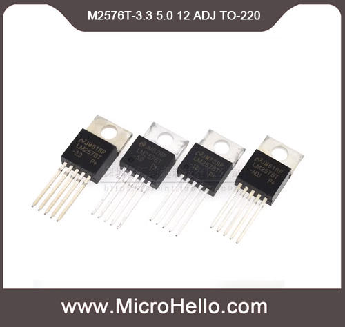 10pcs LM2576T-3.3 LM2576T-5.0 LM2576T-12 LM2576T-ADJ TO-220 Switching Voltage Regulators