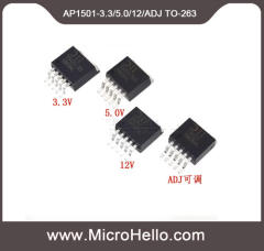 10pcs AP1501-3.3 AP1501-5.0 AP1501-12 AP1501-ADJ TO-263 PWM Buck DC/DC Converter AP1501-33 AP1501-50 AP1501-12
