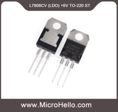 10pcs L7806CV 1.5A LDO +6V TO-220 ST Voltage Regulators