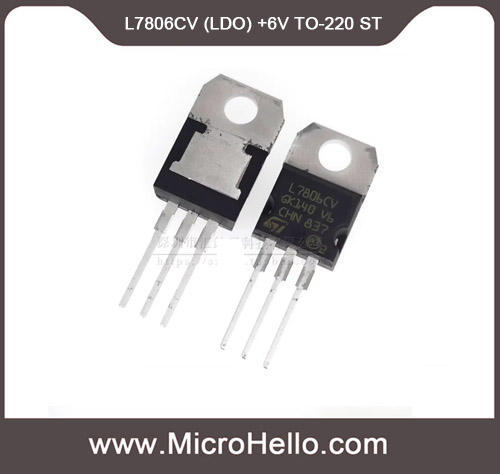 10pcs L7806CV 1.5A LDO +6V TO-220 ST Voltage Regulators