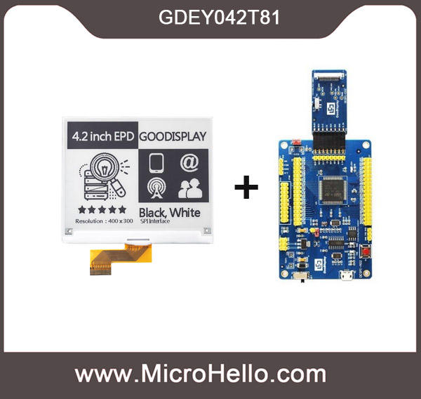 GDEY042T81 4.2 inch e-ink display high rate refresh 400x300 SPI