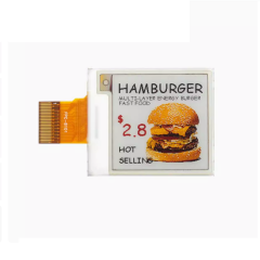 GDEM0154F51H 1.54 Inch E-Paper Four Color Black White Yellow Red Eink High Resolution 200x200 Fast Update 12s