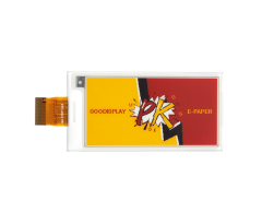 GDEY0266F51 E-paper display 2.66 inch color E Ink display 296x152 4-color black white yellow red