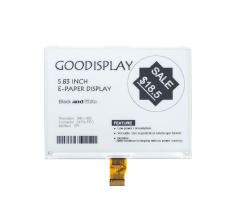 GDEY0583T81 5.83 inch e-paper display 648x480 E Ink Screen module fast update display black white