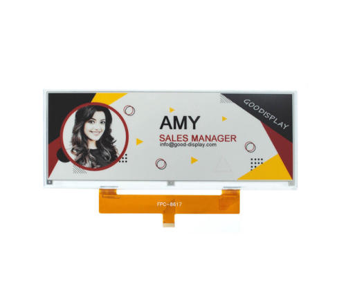 GDEM1085F51 10.85 Inch E-Paper Display E-ink Display  Large Size 12s Fast Refresh 4-Color black white yellow red 1360x480 SPI