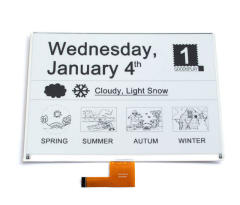 GDEY116T91 11.6 inch e-paper display e-ink display epaper screen module SPI 960x640 black white Large size