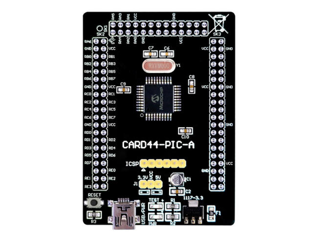 CARD44-PIC-A card PIC development board for OpenMCU Basic-A motherboard