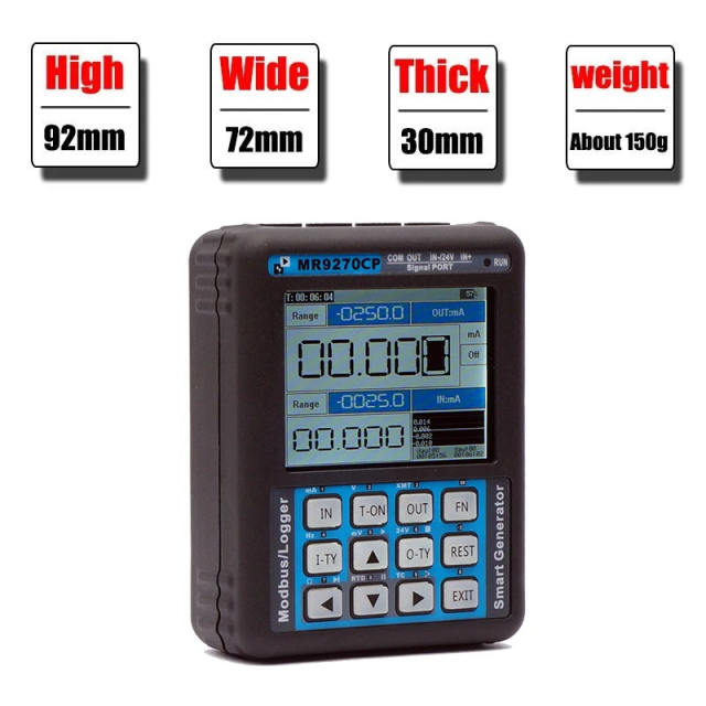 MR9270CP signal generator 4-20mA Analog signal source Multiple signal measurementand source Signal conversion Real time curve