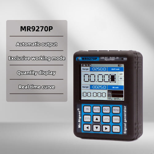 MR9270P 4-20mA signal generator valve debugging locator transmitter 24V power supply portable handheld controller