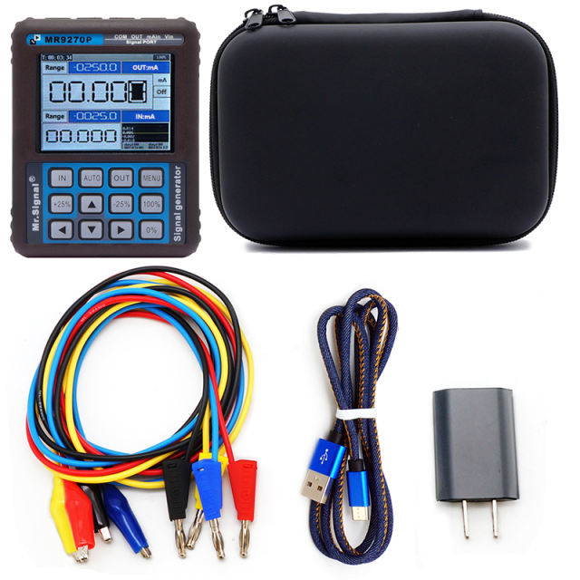 MR9270P 4-20mA signal generator valve debugging locator transmitter 24V power supply portable handheld controller