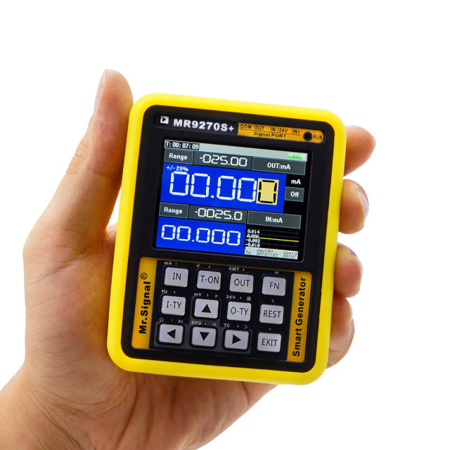 MR9270S+ Multi-function signal generator 4-20mA/0-24V signal input and output mA/V/mV/Hz/ohm/RTD/various TC signals High quality tools foron-site commissioning