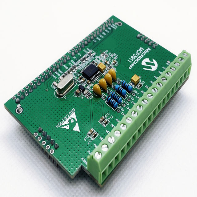 MPC3911 MCP3914 module 24 bit ADC AD module high-precision ADC acquisition data acquisition card