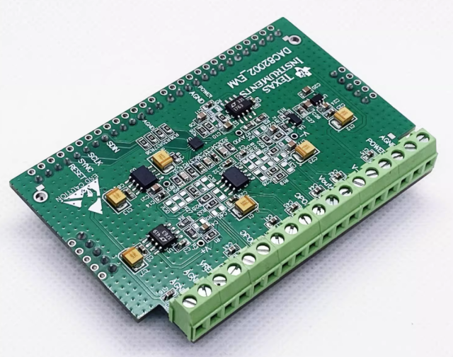 DAC82002 module high-speed DAC 16 bit dual channel high-precision digital to analog conversion process control